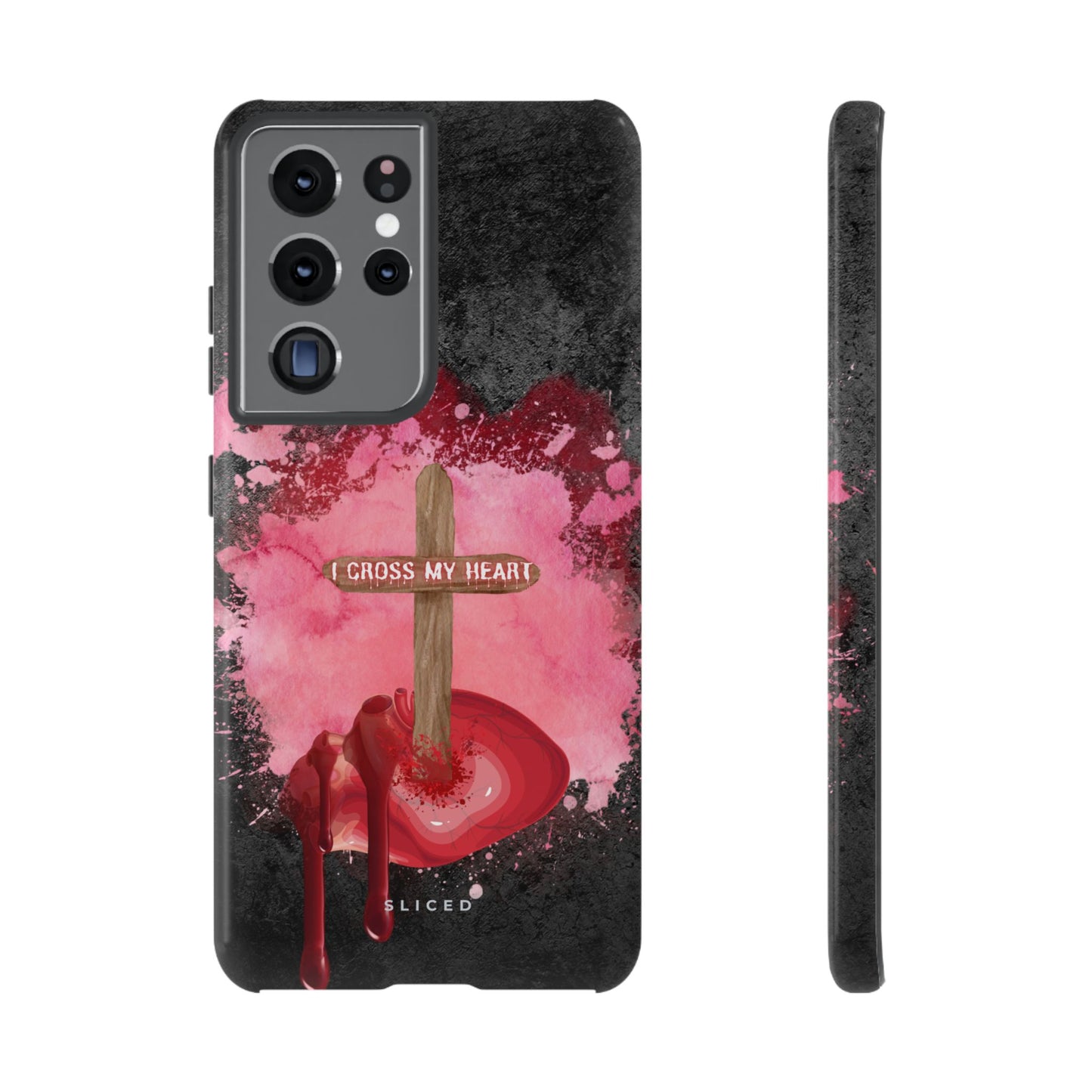 Cross my HEART - SLICED™ - Tough Phone Case