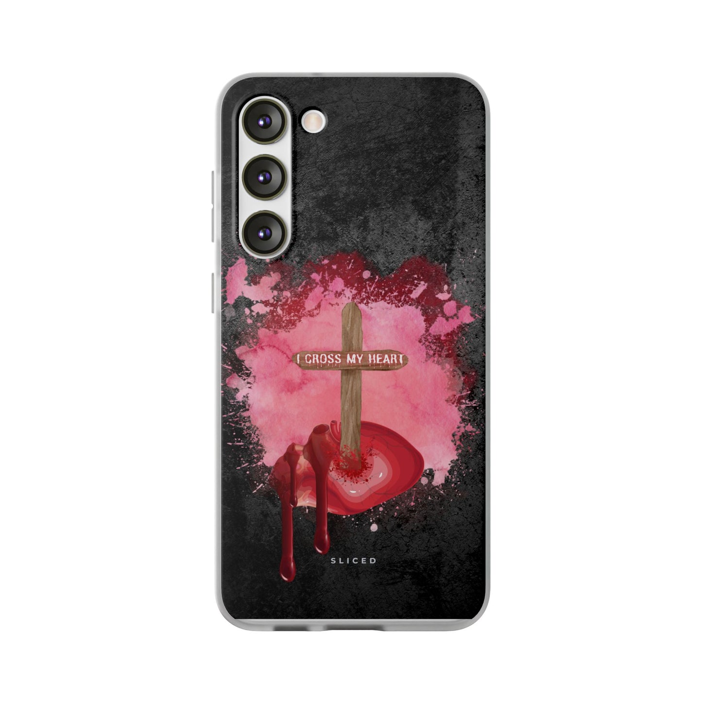 Cross my HEART | SLICED™ - Flexible Phone Case