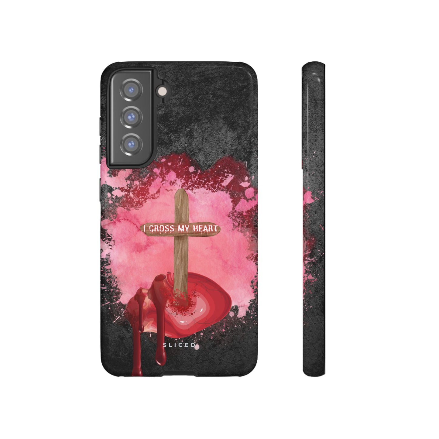 Cross my HEART - SLICED™ - Tough Phone Case