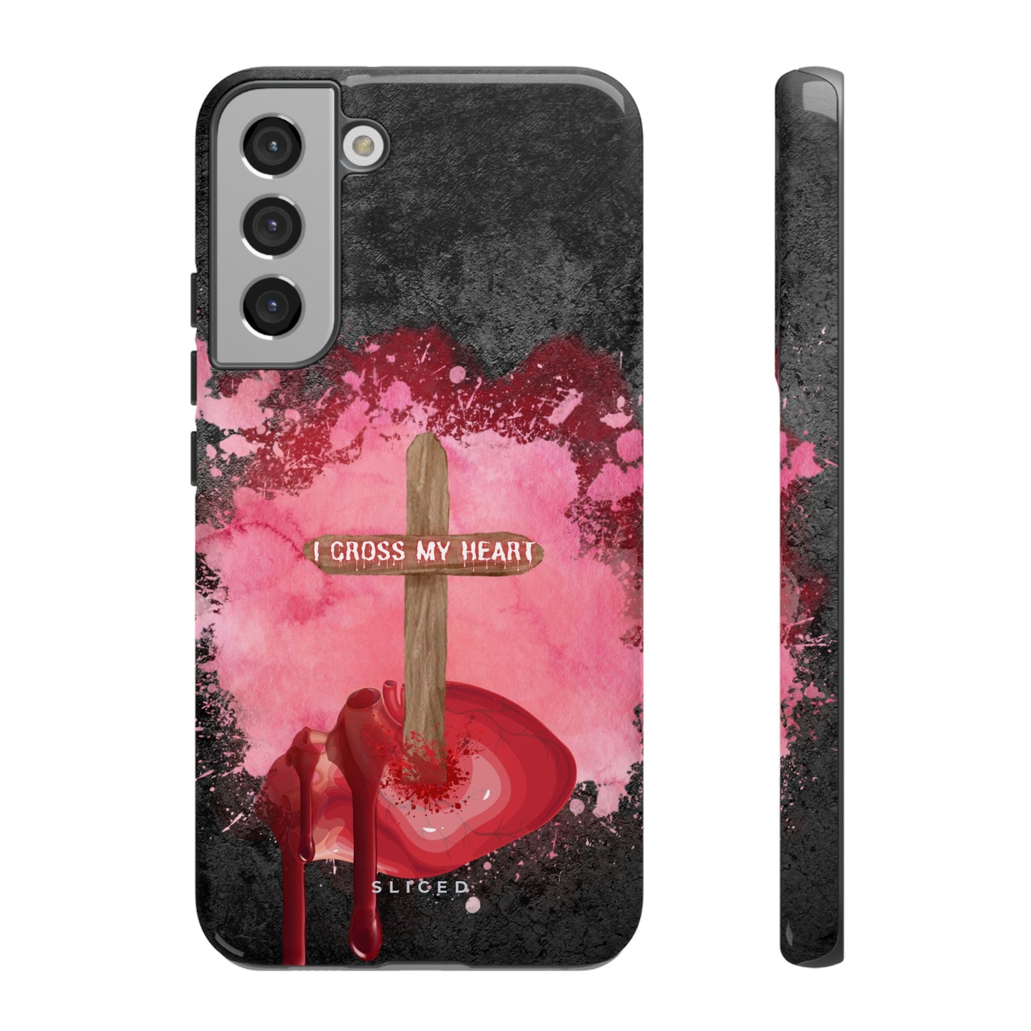 Cross my HEART - SLICED™ - Tough Phone Case