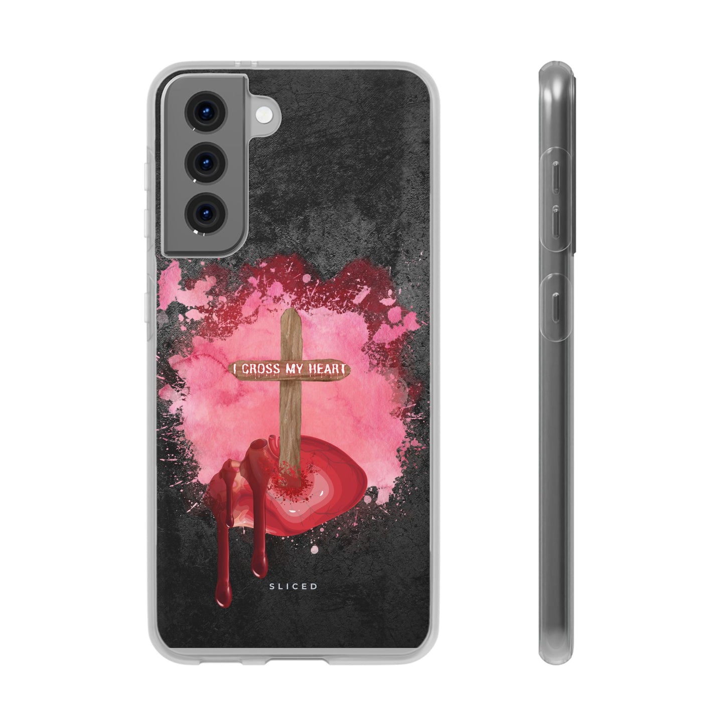 Cross my HEART | SLICED™ - Flexible Phone Case