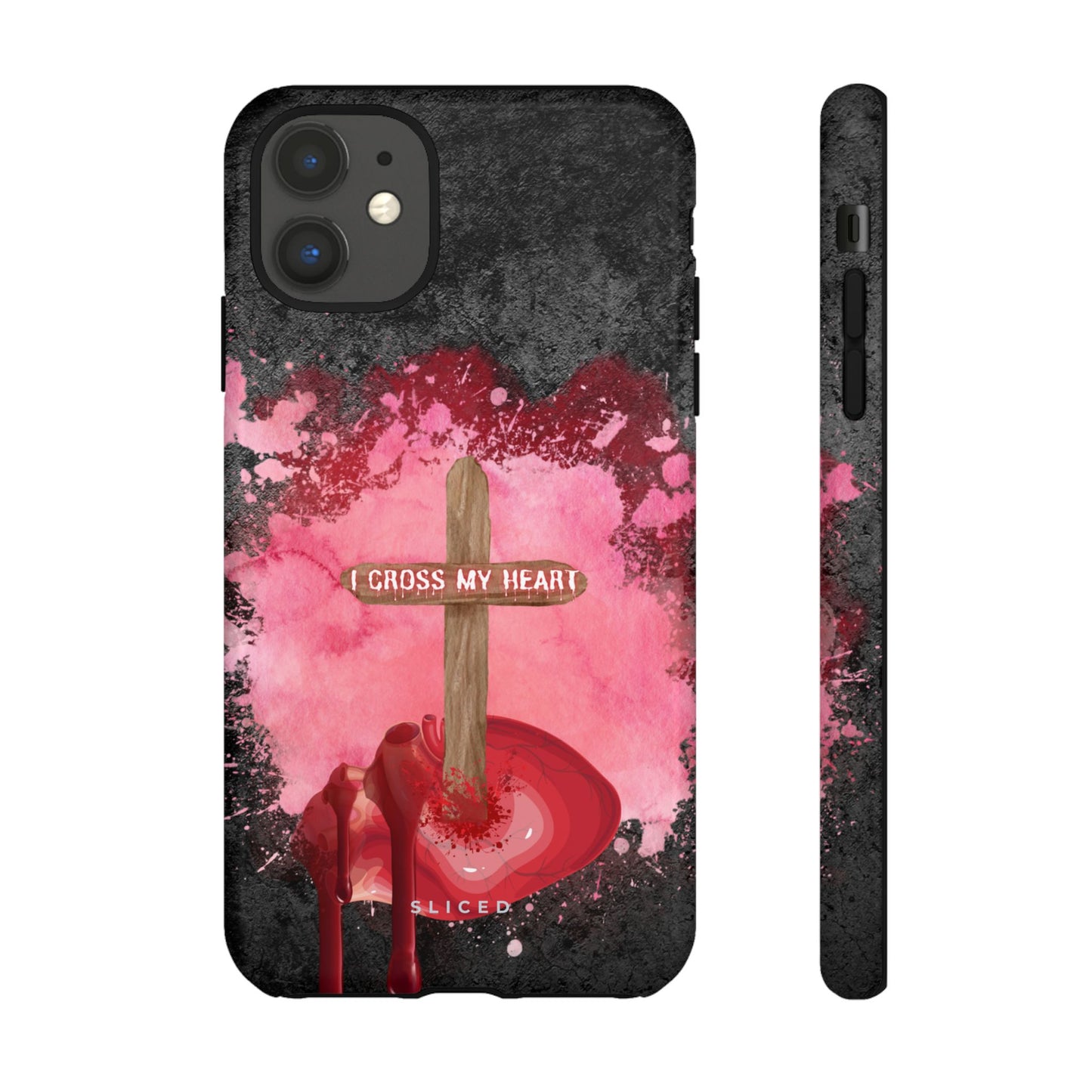 Cross my HEART - SLICED™ - Tough Phone Case