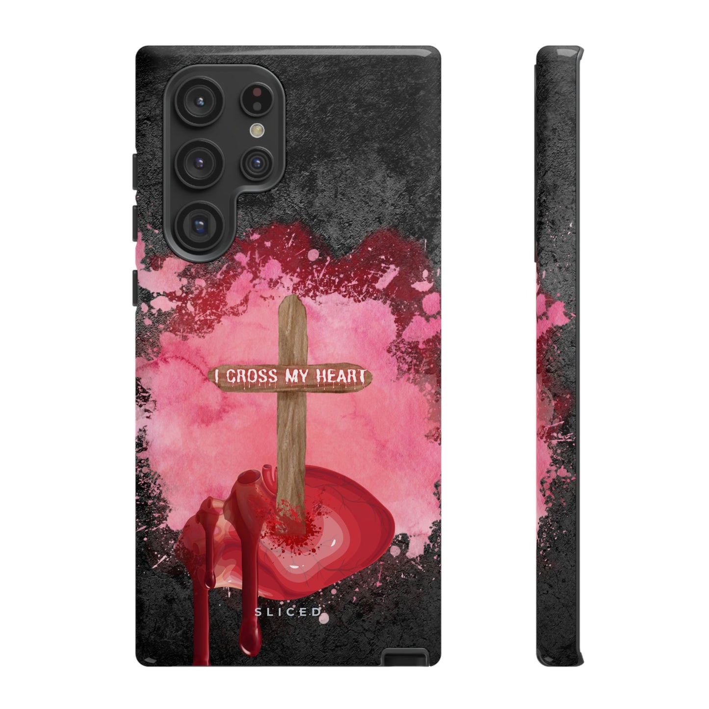 Cross my HEART - SLICED™ - Tough Phone Case