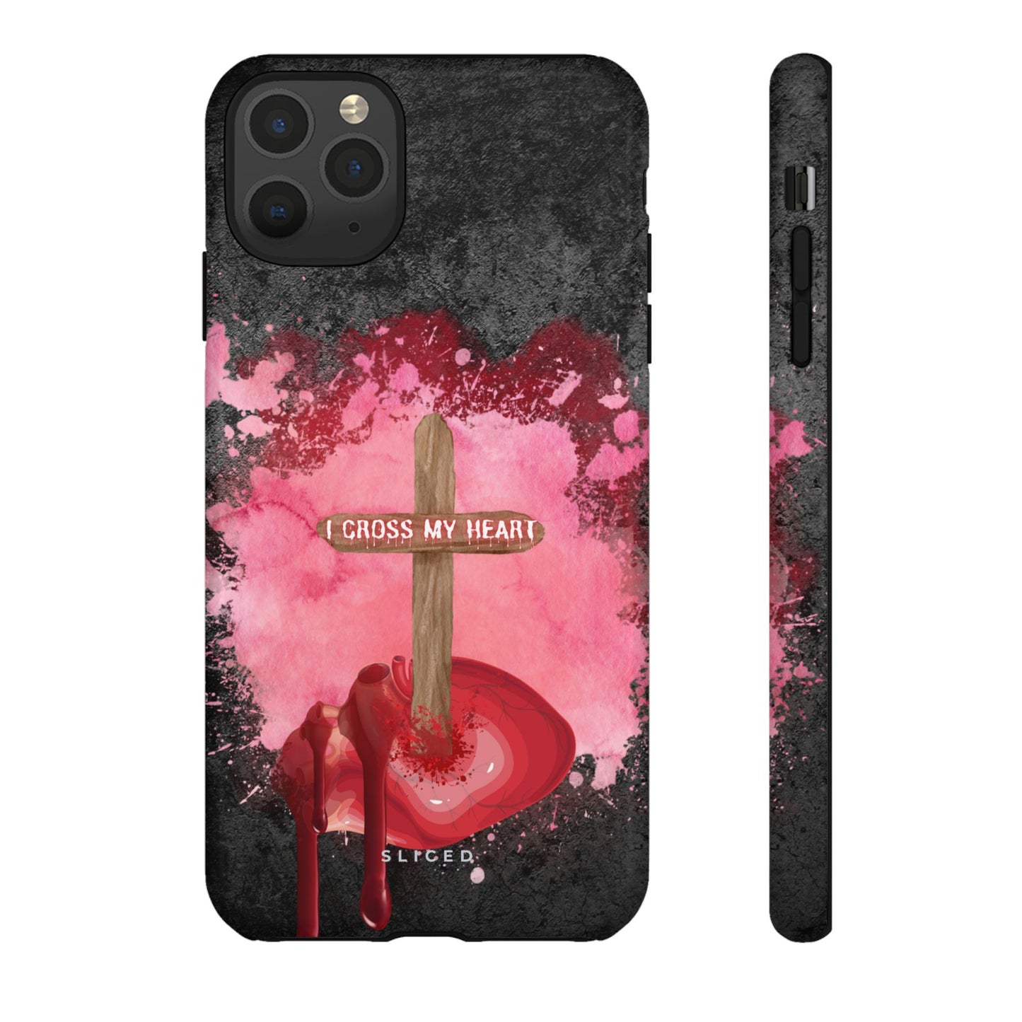 Cross my HEART - SLICED™ - Tough Phone Case